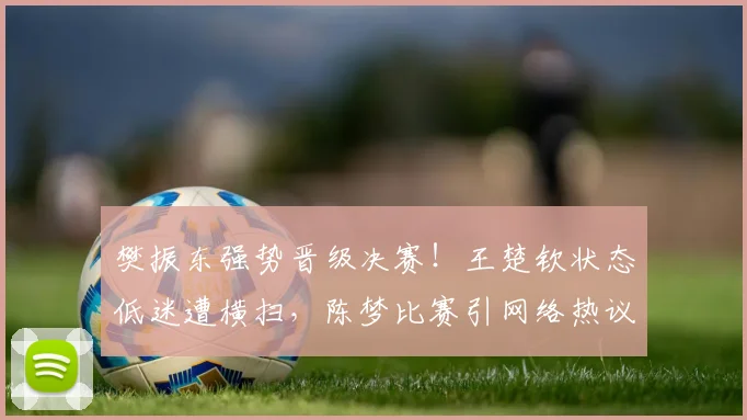樊振东强势晋级决赛!王楚钦状态低迷遭横扫,陈梦比赛引网络热议
